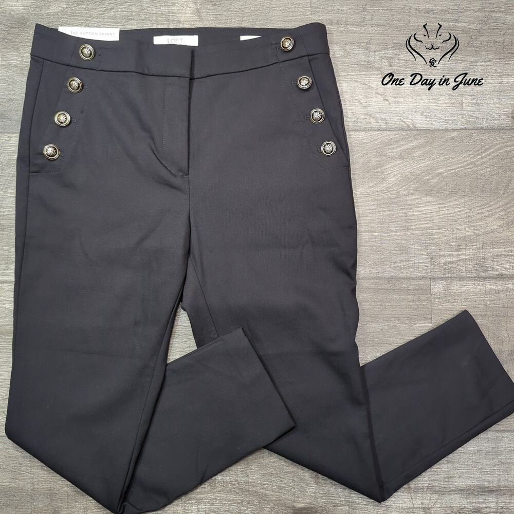 Loft Petite The Sutton Skinny Pants Size 8P
